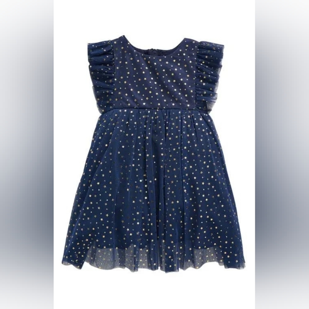 Popatu Midnight Blue Starry Dress